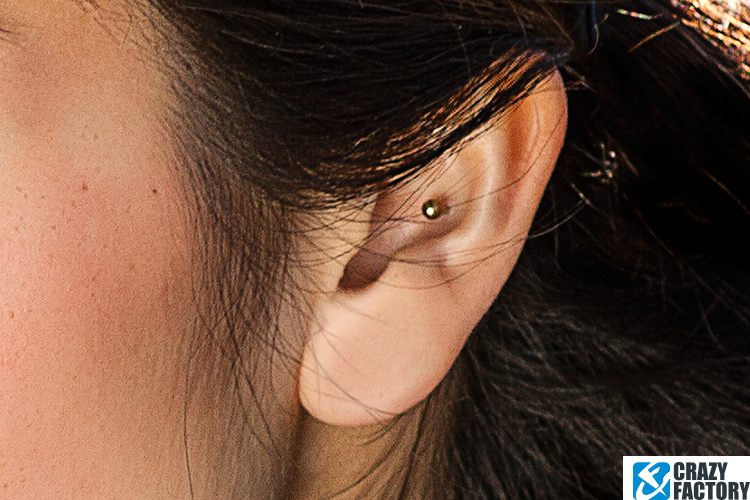 Conch-Piercing